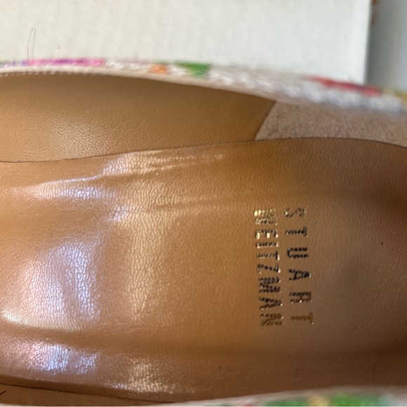Women’s size 10 (fits more like a 9.5) Stuart Weitzman open toe wedge - Picture 2 of 5